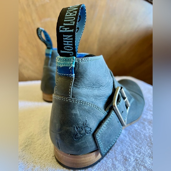 COPY - John Fluevog leather buckle boots men Size 7 - Picture 8 of 16